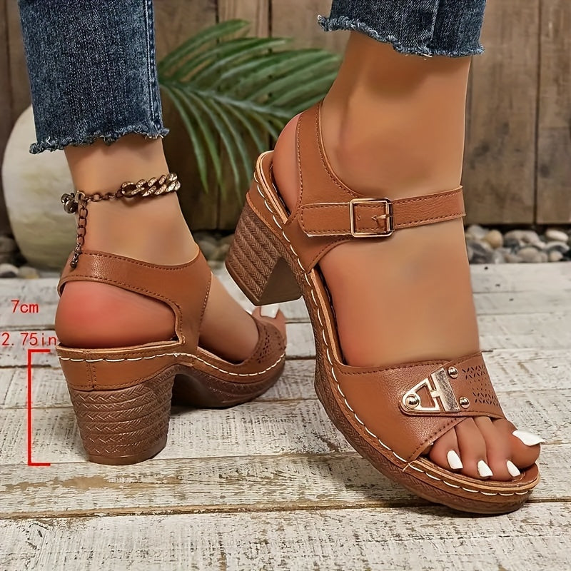 Peyton Cushioned Leather Sandals Eight Colours