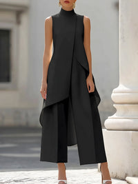 Meinir Tailored Wide-Leg Two-Piece Set