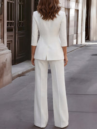 Bellina Tailored Wide Leg Tunic Set