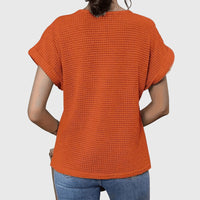 Francesca Reed Lace Trim Breathable Relaxed Blouse