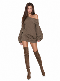 Eglantine Knit Party Mini Dress