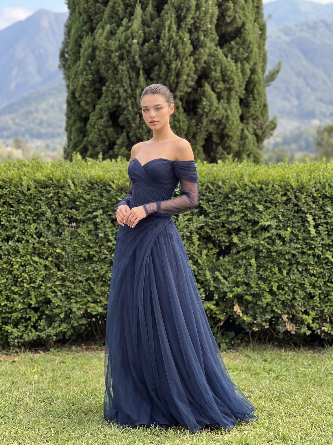 Bettina Off-Shoulder Chiffon Maxi Dress_6