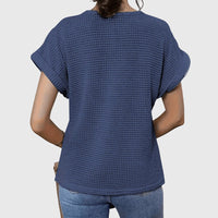 Francesca Reed Lace Trim Breathable Relaxed Blouse