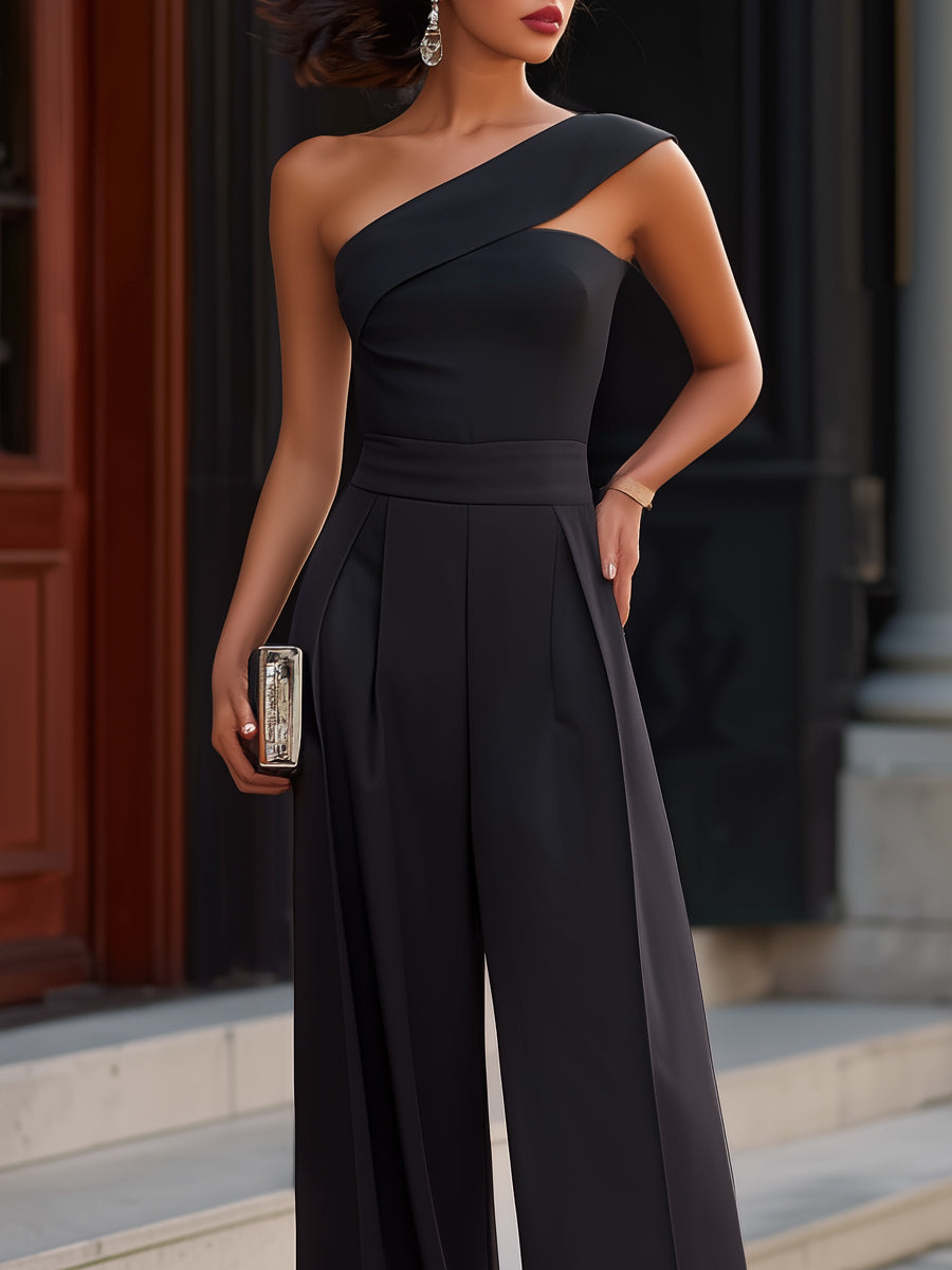 Lalage One-Shoulder Wide Leg Jumpsuit_2