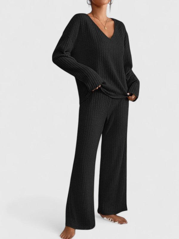 Helewise Knit Lounge Two-Piece Set