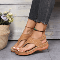 Cameron Arch Support Cross-Strap Cushioned Sandals