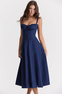 Dagny Sweetheart Corset Midi Dress