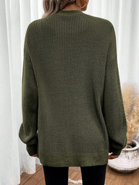 Melisande Oversized Pointelle Knit Cardigan