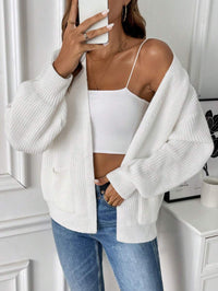 Evadne Open Front Cropped Cardigan