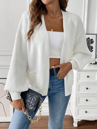 Evadne Open Front Cropped Cardigan