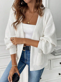 Evadne Open Front Cropped Cardigan