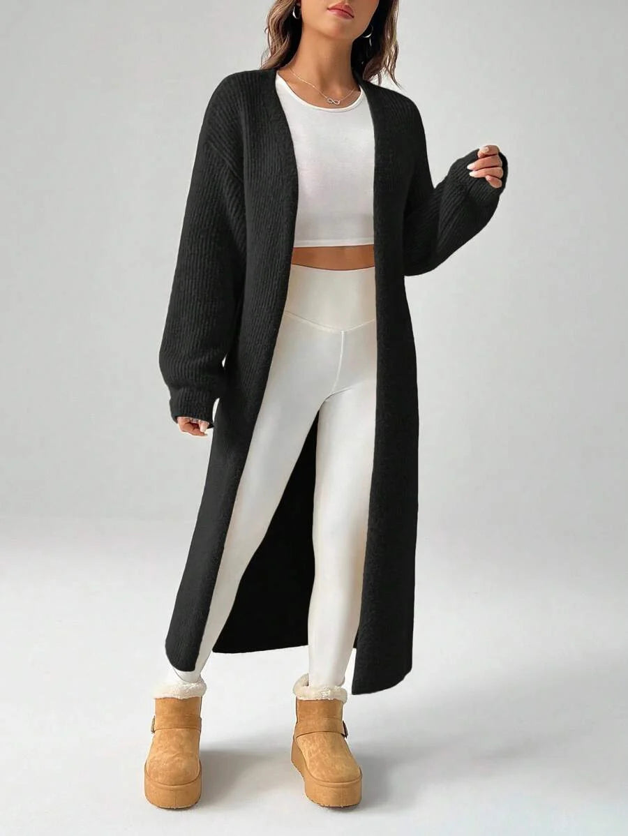 Jehanne Fuzzy Knit Duster Cardigan