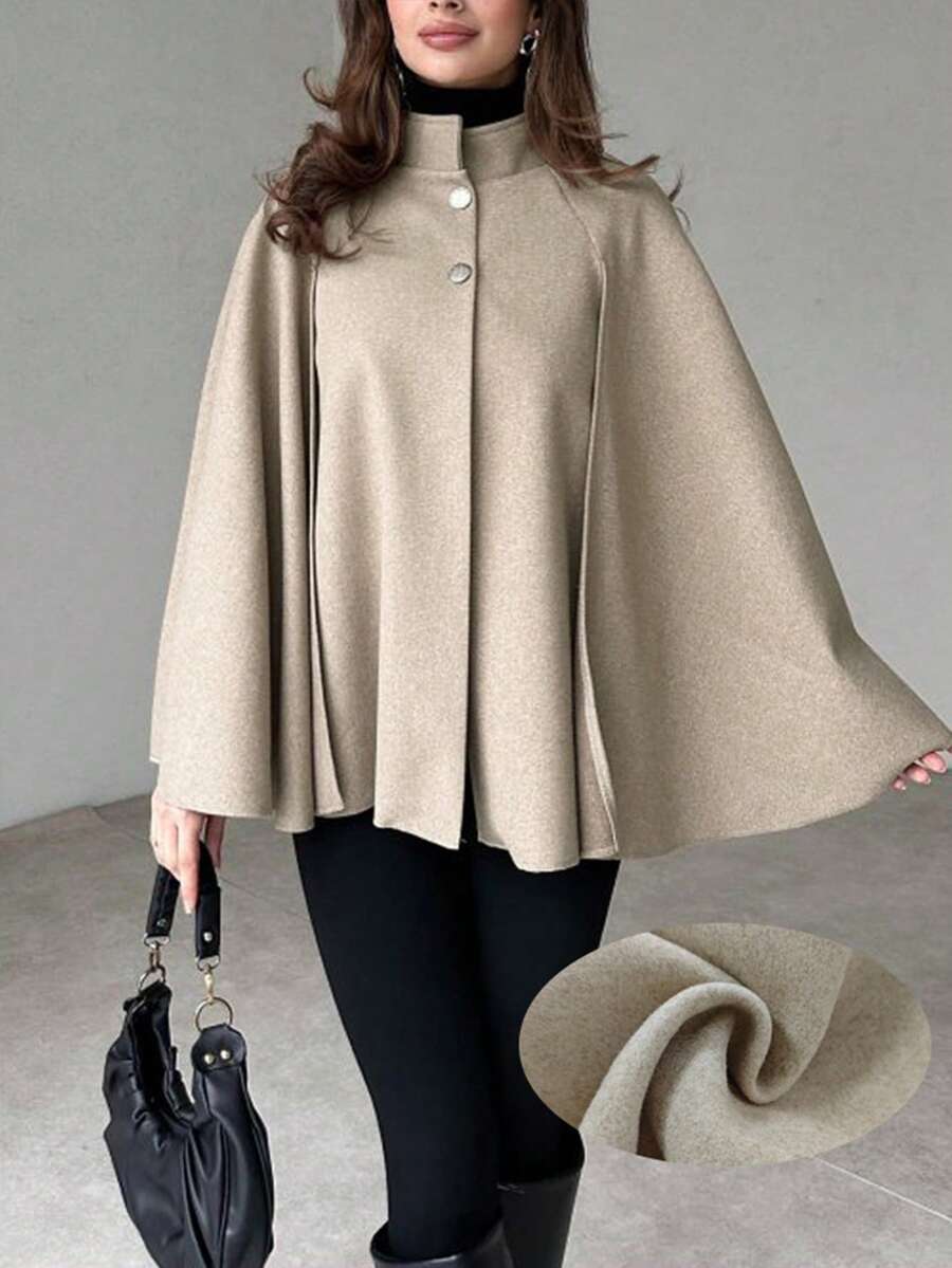Nolwenn Cape Sleeve Overcoat