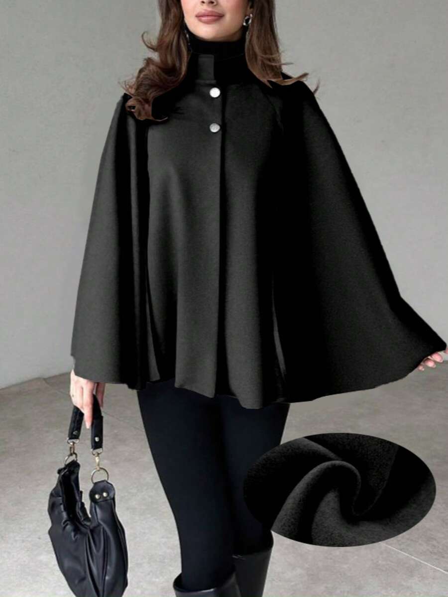 Nolwenn Cape Sleeve Overcoat_5