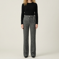 Melusine Wool Blend Flare Trousers