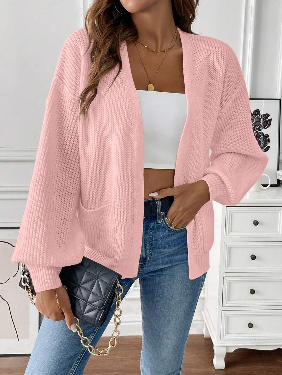 Evadne Open Front Cropped Cardigan_12