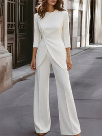 Bellina Tailored Wide Leg Tunic Set