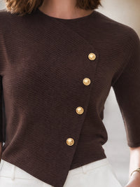 Guinevere Ribbed Knit Top