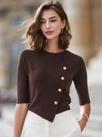 Guinevere Ribbed Knit Top
