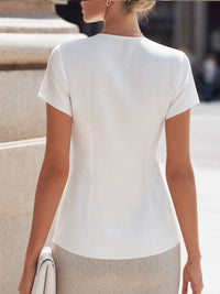 Aveza Wrap V-Neck Top