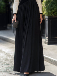Lettice Color Block Long Sleeve Maxi Dress