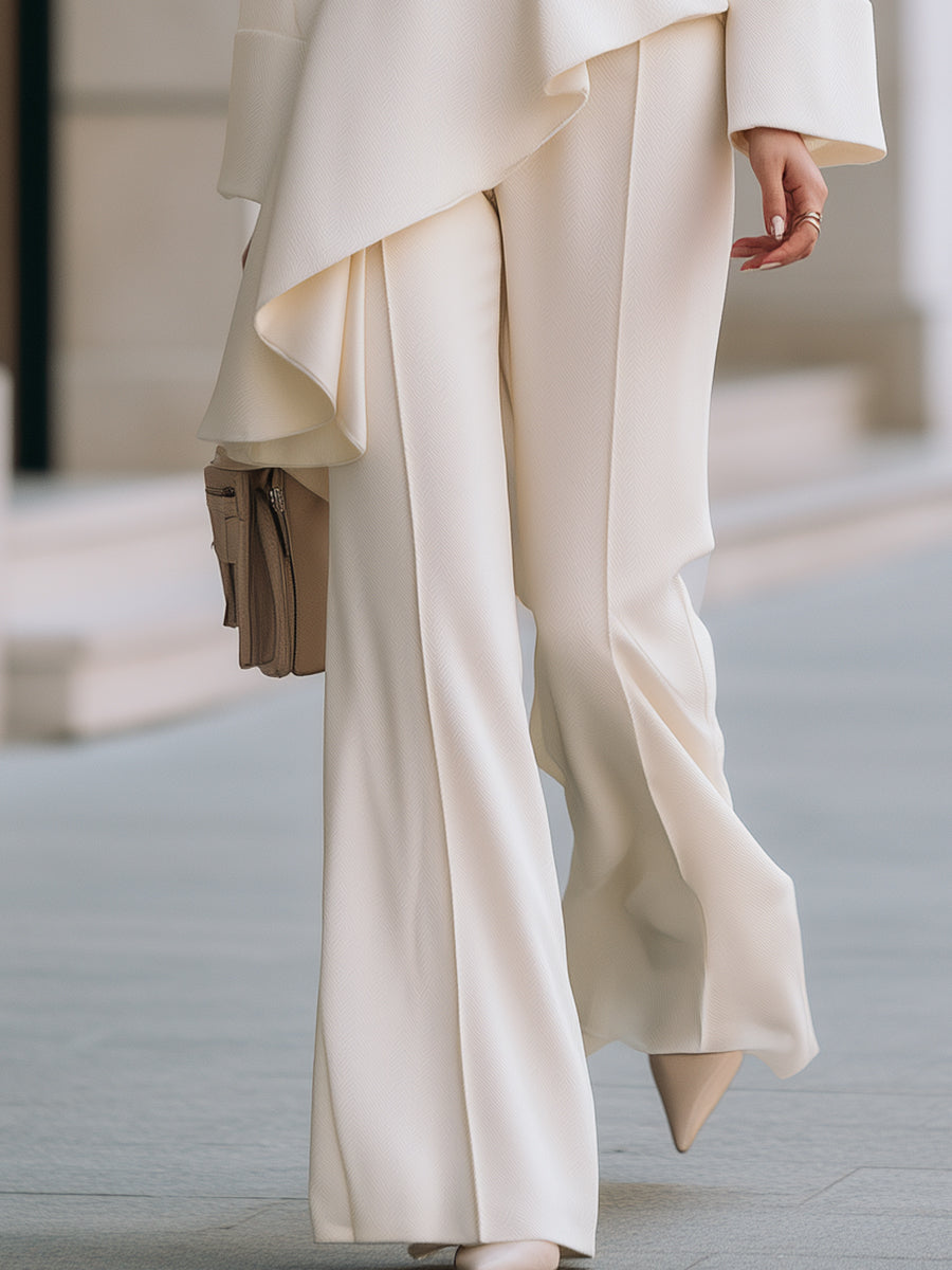 Maelle Wide Leg Knit Two-Piece Set
