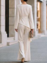 Maelle Wide Leg Knit Two-Piece Set