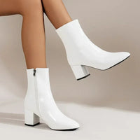 Georgia Block Heel Ankle Boots