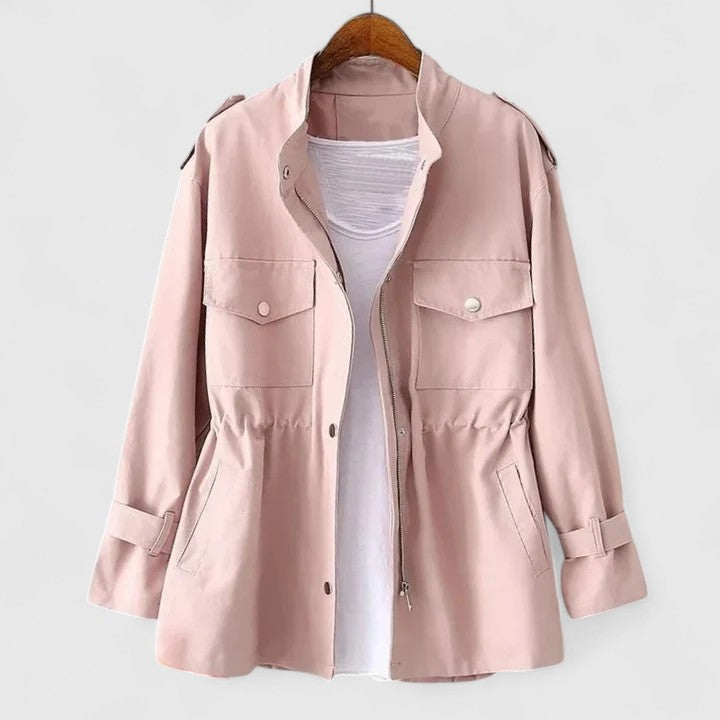 Florentine Belted Double-Breasted Coat