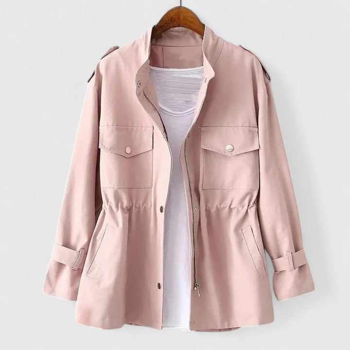 Florentine Belted Double-Breasted Coat