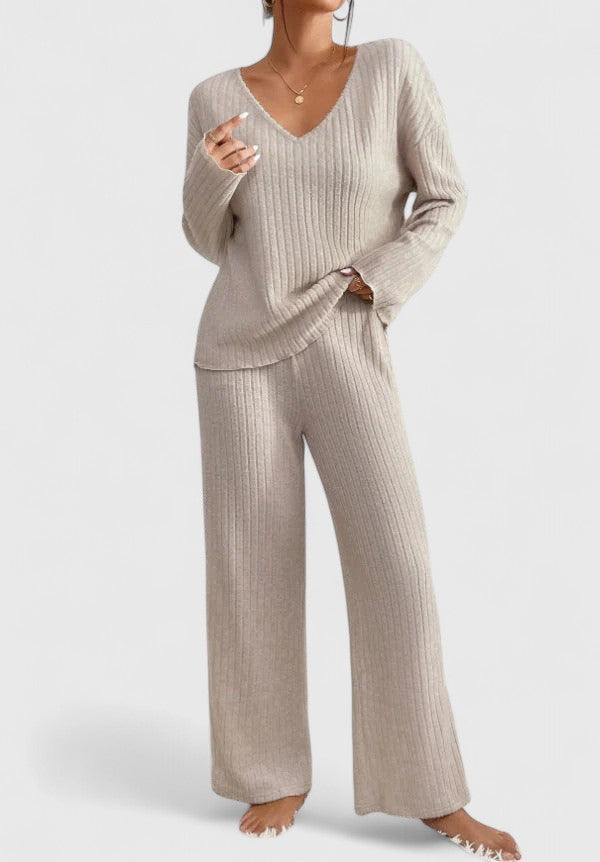 Helewise Knit Lounge Two-Piece Set