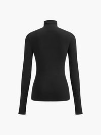 Lilou Mock Neck Long Sleeve Top