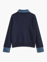Maddie Collared Knit Sweater