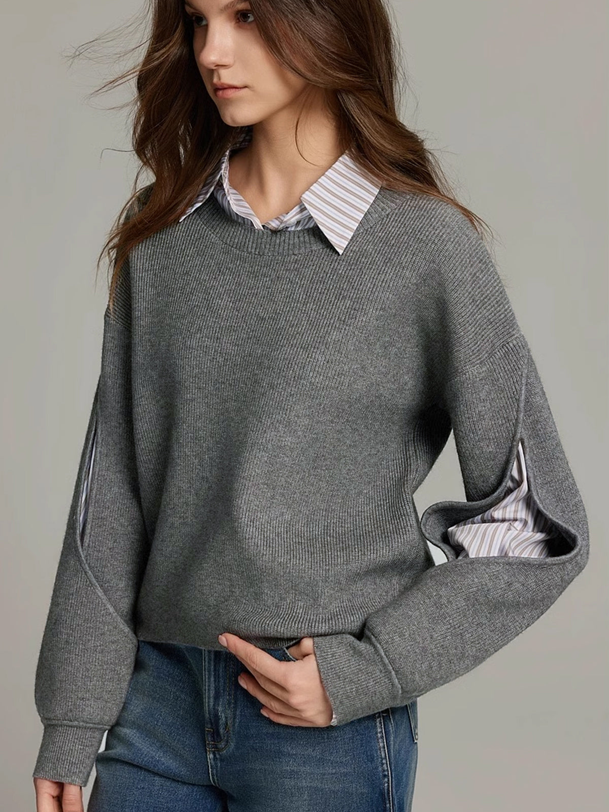 Mireia Ribbed Cutout Knit Jumper_5