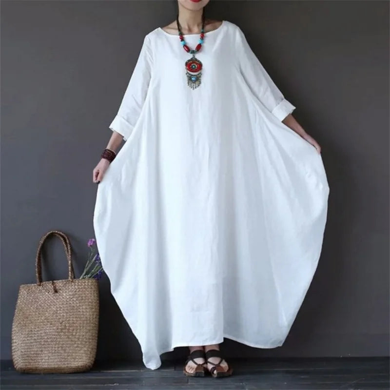 Minerva Cotton Breathable Summer Dress_1