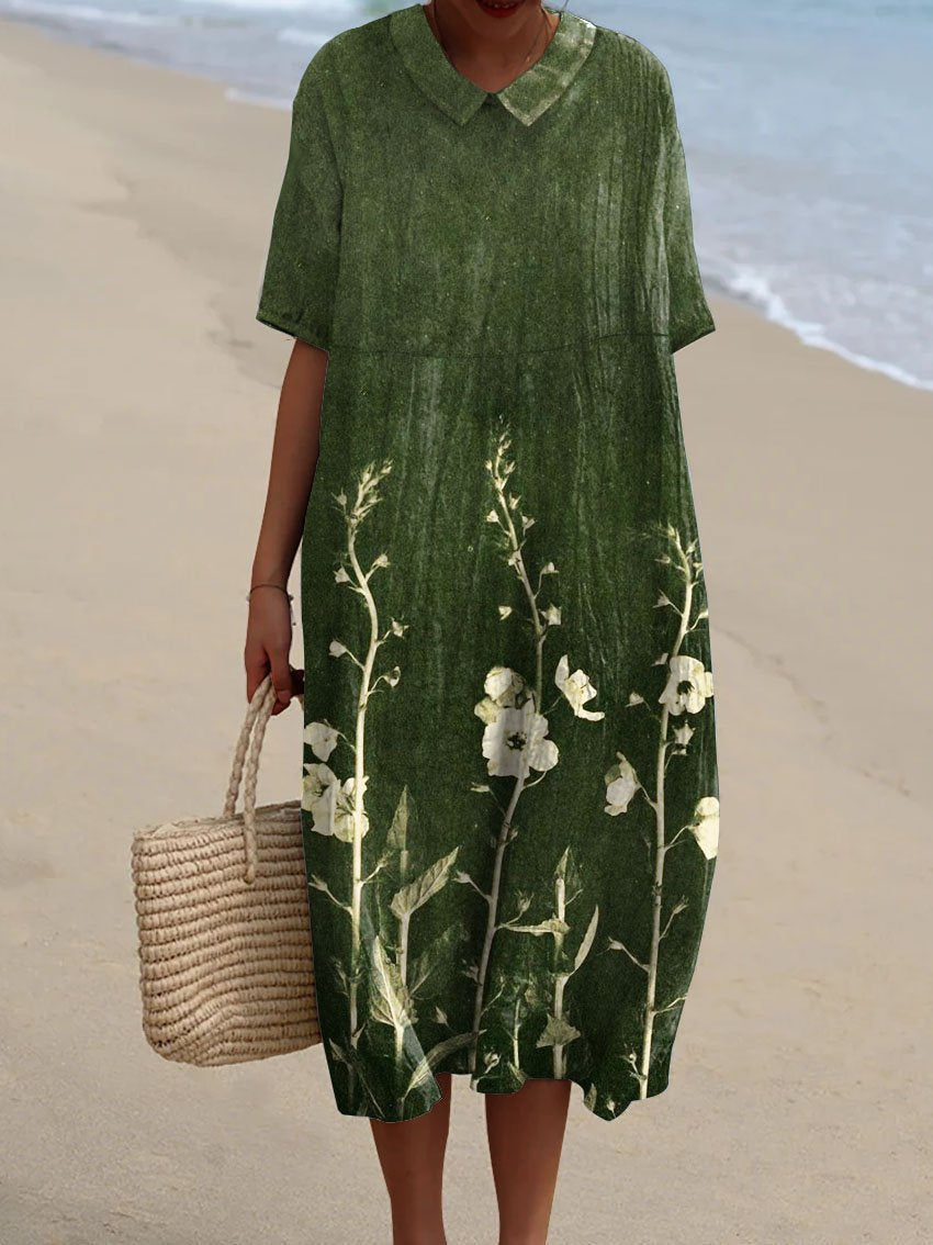 Nicolette Floral V-Neck Sundress