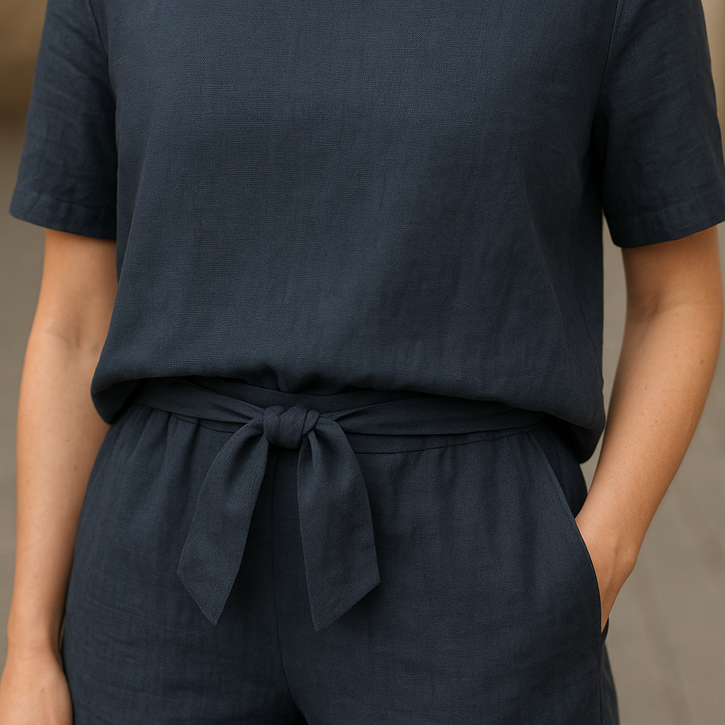 Mia Harper Tailored Wide-Leg Co-ord Summer Two-Piece Set