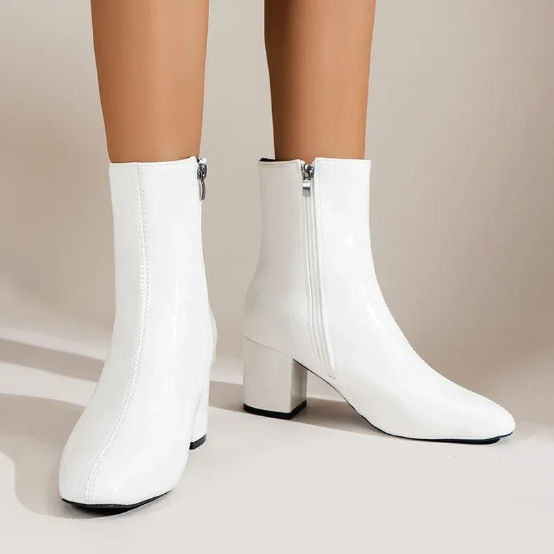 Georgia Block Heel Ankle Boots