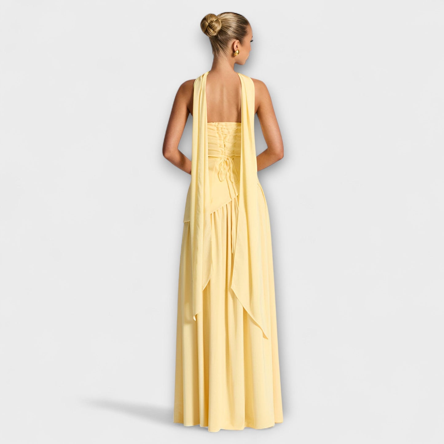 Corisande Corset Pleated Maxi Dress_4