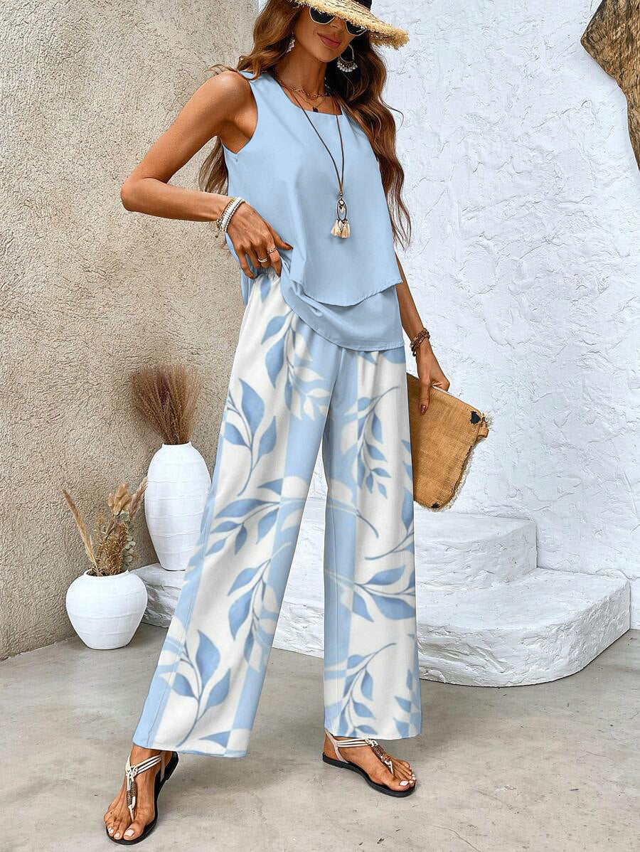 Gwyneth Wide Leg Two-Piece Set