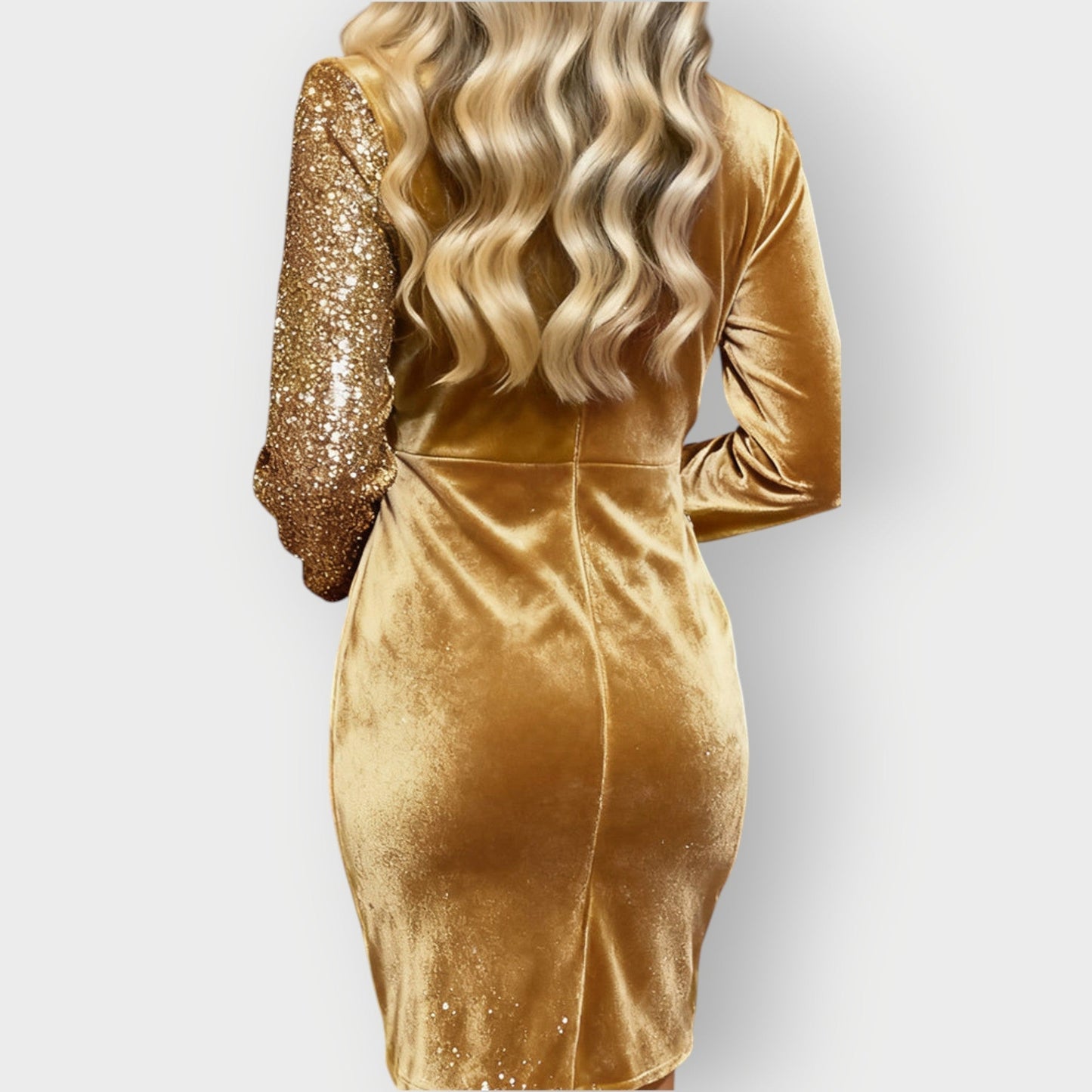 Orabel Asymmetric Hem Party Dress_4