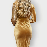Orabel Asymmetric Hem Party Dress