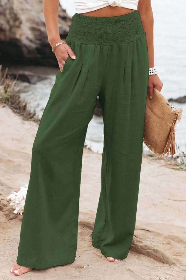 Bodil Wide Leg Cotton Pants_5