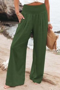 Bodil Wide Leg Cotton Pants