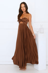 Fionnula Satin Wedding Guest Maxi Dress
