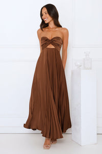 Fionnula Satin Wedding Guest Maxi Dress
