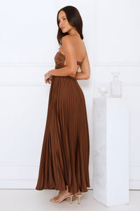 Fionnula Satin Wedding Guest Maxi Dress