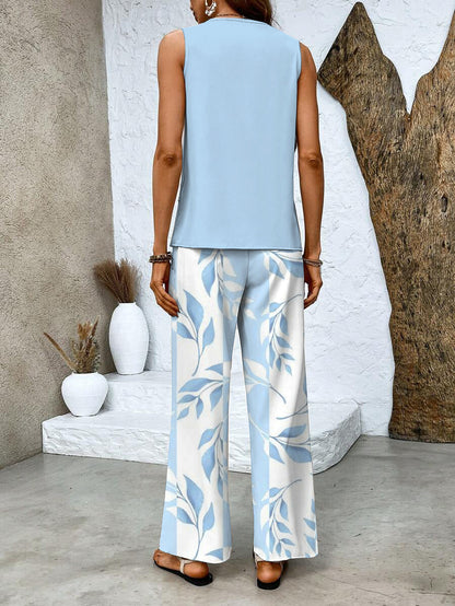 Olivia Two-Piece Wide-Leg Sleeveless Co-ord Set