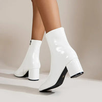 Georgia Block Heel Ankle Boots