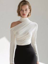 Linnet High Neck Long Sleeve Top